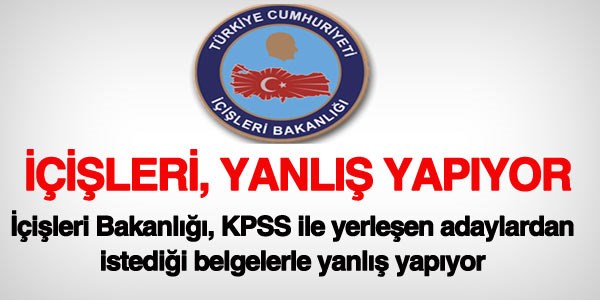 KPSS'de, istenmemesi gereken belgeler hala isteniyor