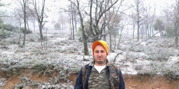 Çan'a yılın ilk karı yağdı