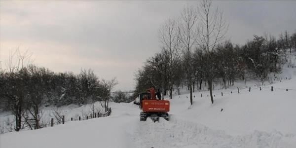 Bartın'da 170 köy yolu ulaşıma kapandı