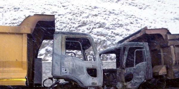 5 araç birbirine girdi, 1 kişi yanarak öldü