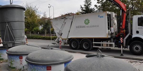 Meram'da temizlikteki tasarruf hizmete döndü