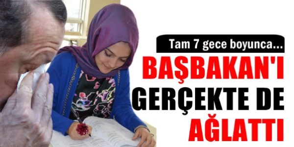 Erdoğan'ı ağlatan imam hatipli kızın rüyası gerçek oldu