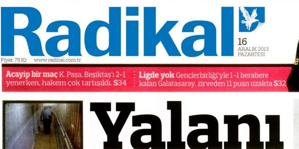 Radikal gazetesi kapatlyor