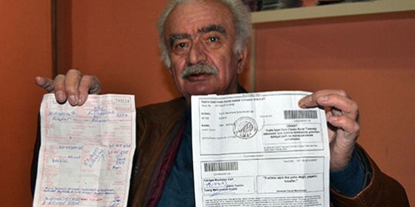 43 yıl önce çalınan motosiklete trafik cezası geldi