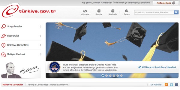 Burs işlemlerinde e-devlet kolaylığı