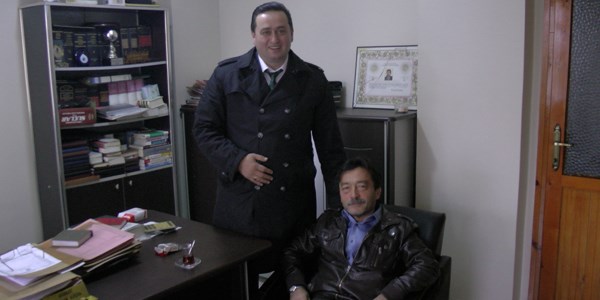 Akçakoca başkan adayı Yanmaz, öğretmenini ziyaret etti