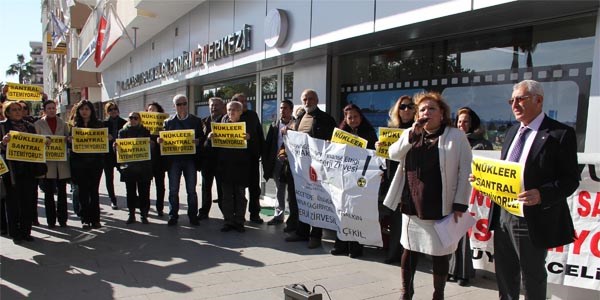 Nükleer karşıtlarından NGS önünde eylem