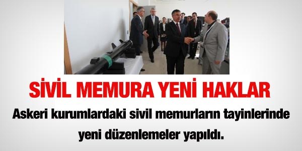 Sivil memurların tayinleri değişti