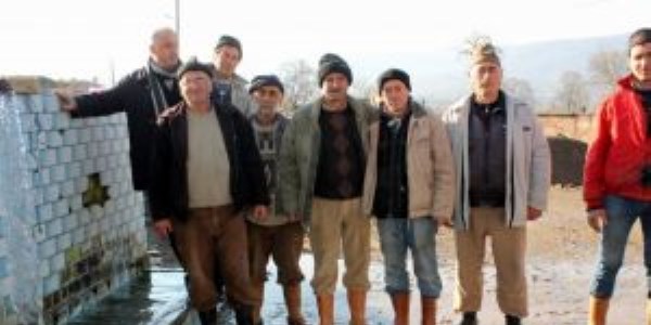 İmece ile köylerine su getirdiler