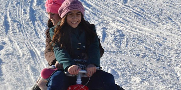 Kayakseverler Erciyes'e akın etti