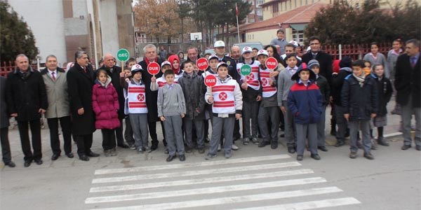 Çankırı'da okul geçit projesi uygulamaya alındı