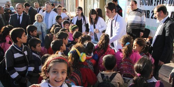 Şanlıurfa'da 250 bin çocuk aşılandı