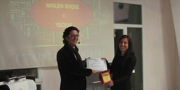 AKÜ'de 'hayalden gerçeğe yolculuk' semineri