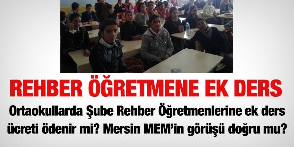 Mersin MEM'in rehber retmen gr