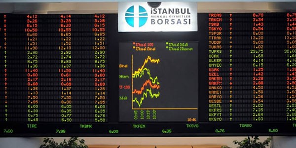 Borsa son 1,5 yln en dk seviyesinde