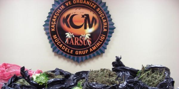 Zuladan 18 kilo esrar çıktı