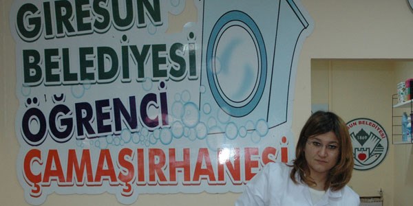 Giresun'da Üniversite öğrencilerine ücretsiz çamaşırhane