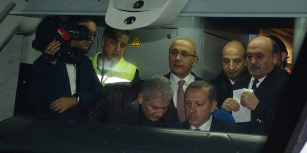 Erdoğan Ankara-İstanbul YHT test sürüşüne katıldı