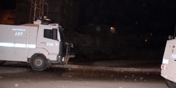 Silvan'da olaylı Uludere yürüyüşü