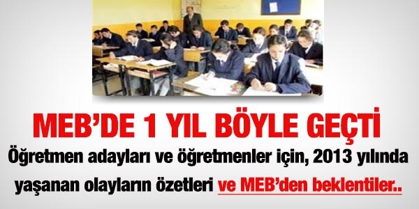 MEB'den, 2014 yl beklentileri..