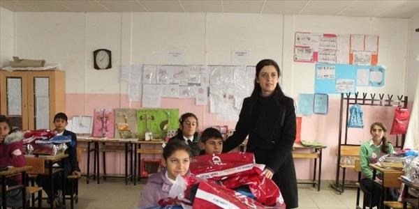 Rönesans Eğitim Vakfı İdil'in Dirsekli Köyündeki çocukları sevindirdi