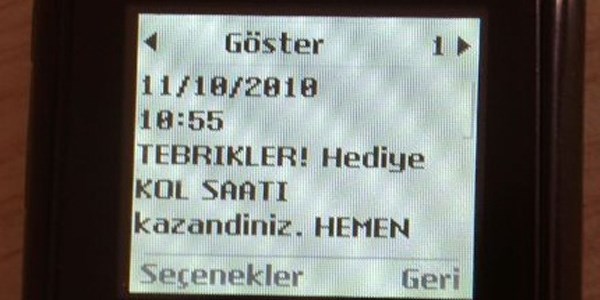 Hediye kazanayım derken dolandırıldı