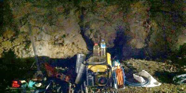 Kaçak kazı operasyonunda 1'i muhtar 9 gözaltı