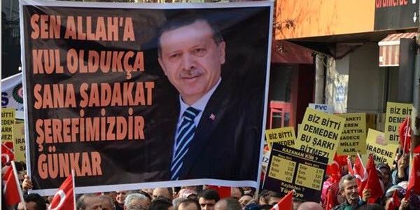 Kocaeli'de hükümete destek yürüyüşü