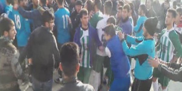 Van'da maç sonrası kavga