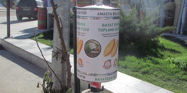 Amasya'da çöpe gitmeyen bayat ekmekler hayat verdi