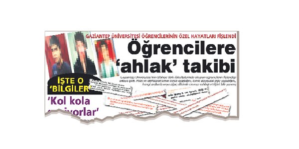 'Ahlak fişlemesi' hafızadan silindi