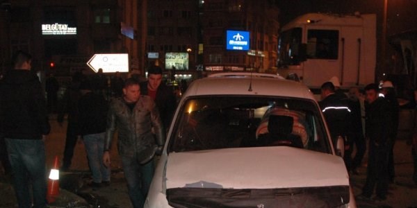 Giresun'da ışık ihlali kazası: 2 yaralı