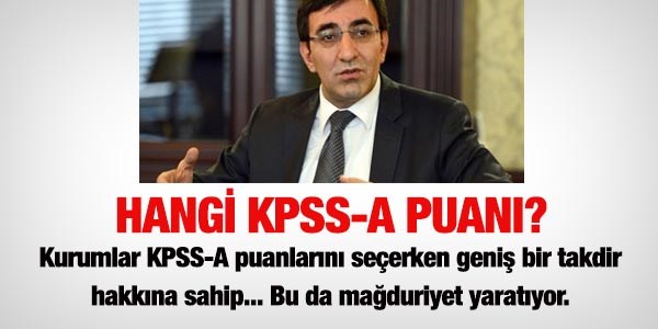 Hangi KPSS-A puanı?
