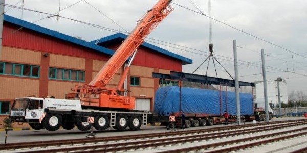 2 tramvay daha Samsun'a geldi