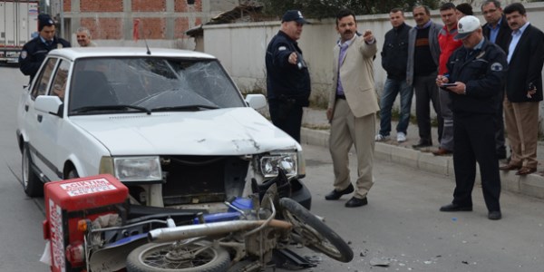 Bafra'da kaza: 2 yaralı