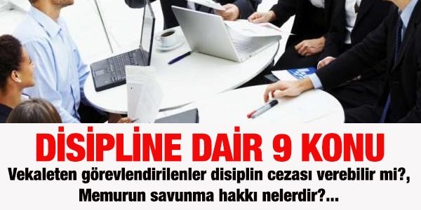 Disipline dair 9 soru ve cevap