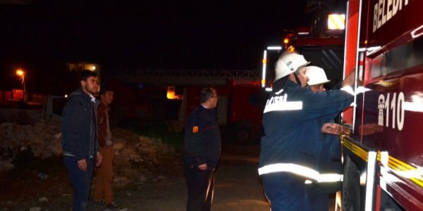 Depo yangını korkuttu