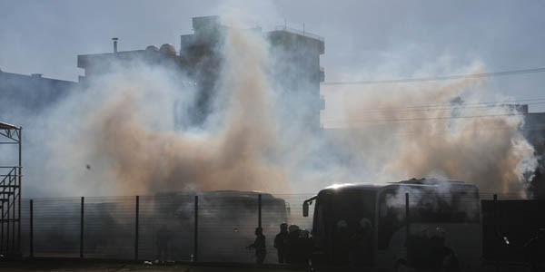 Cizre'de olaylı maç