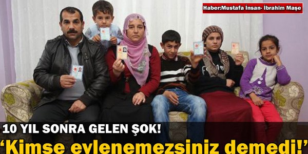Kayıtta dayı-yeğen görünüyorlar