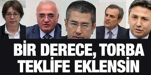 Bir derece, torba teklife eklensin