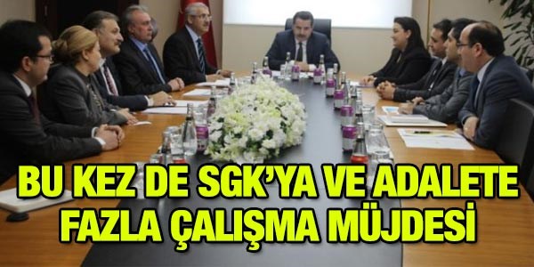 Adalet personeline, fazla çalışma ücreti geliyor