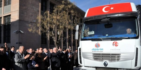 2. yardım tır'ı Suriye'ye gönderildi