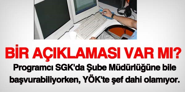Programcılar bir açıklama istiyor?