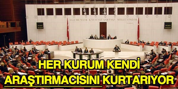 Her kurum, kendi aratrmacsn kurtaryor