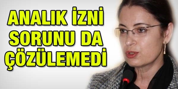 Analık izni sorunu hala çözülemedi