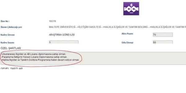 Üniversiteden adrese teslim ilan iddiası