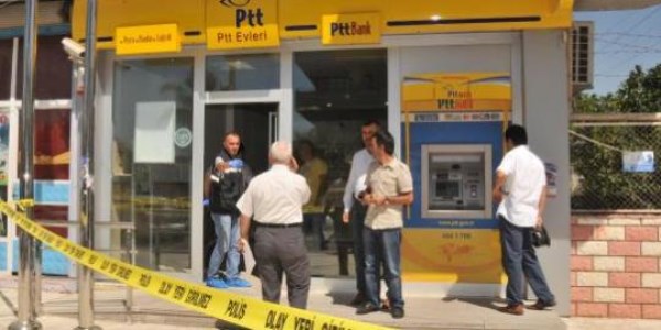Adana'da silahlı PTT soygunu