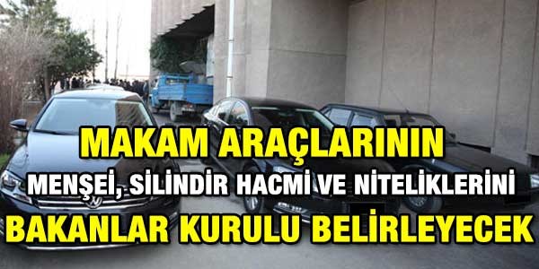 Kamu taşıtlarında, Bakanlar Kuruluna yetki verildi