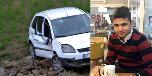 Genç polis kazada hayatını kaybetti