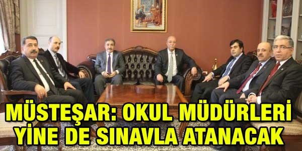 Yusuf Tekin: Yeni mdrler snavla atanacak